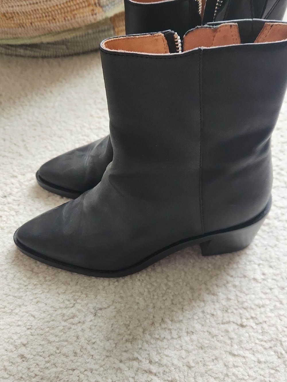 Madewell Western Leather Boot SZ 6.5